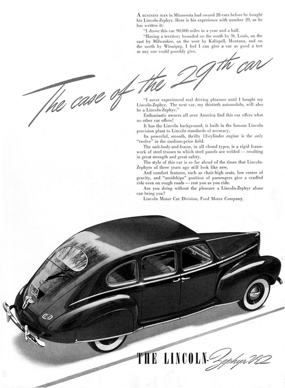 1940 Lincoln Zephyr 23